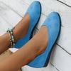 Fashion 2025 Spring Summer Autumn New European and American Large Round Toe Flat Sole Single Shoes Women's Shallow Mouth Casual Shoes