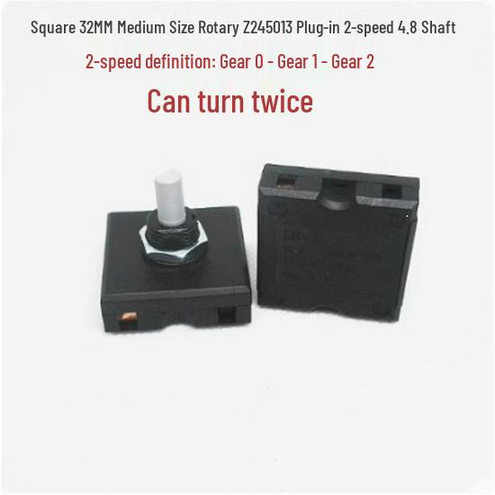 

10A 3-Position 32MM Rotary 4-Pin Switch for Cooking Pots & Fan Speed Control