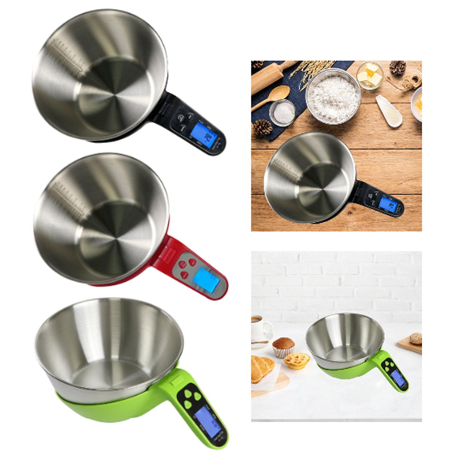 Kitchen Food Scale 1g Precision With Bowl Measuring Cup Digital Cooking Baking Weight Balance