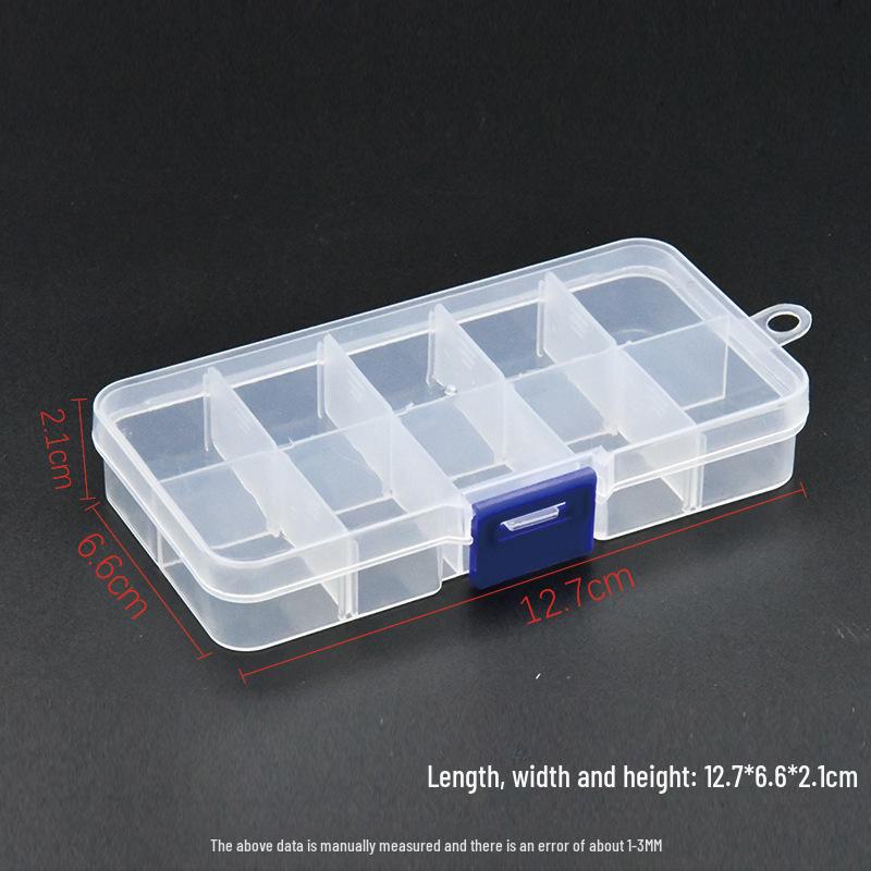 Transparent PP Plastic Fishing Tackle Storage Box