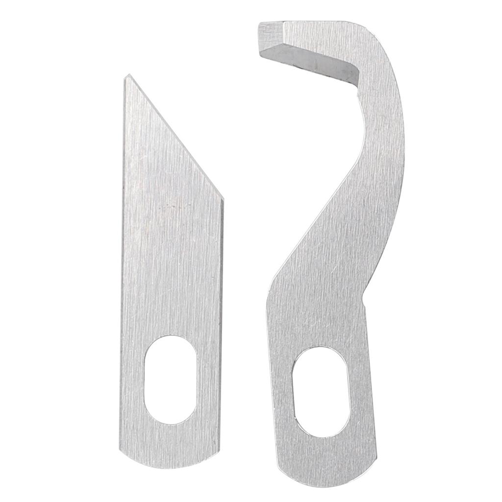 2Pcs Upper Lower Knives for Singer 14N654 Multifunctional Household Overlock Machine Serger