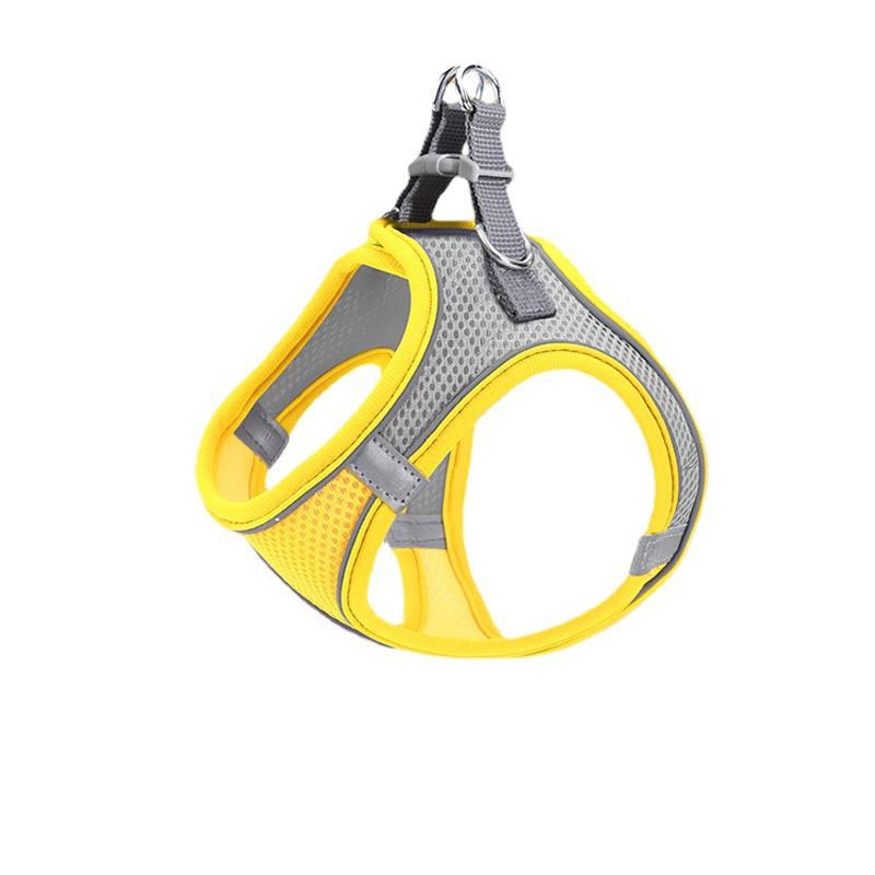 Pet supplies vest - style pet harness, reflective and breathable, cat and dog leash, dog - walking rope