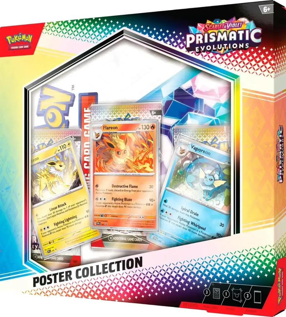 Pokemon TCG Scarlet Violet Prism Evolution Poster Collection &