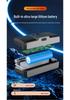USB Rechargeable Bicycle Headlight with Digital Display & Loud Horn, Quick Release for Mountain Bike Safety