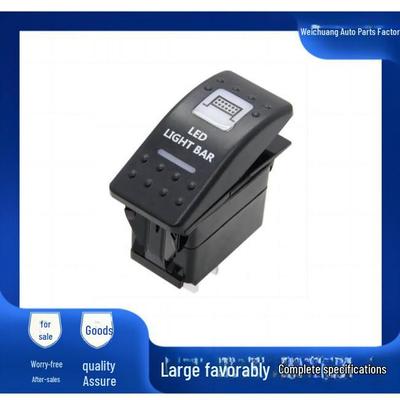 15A 24V LED Double Light Rocker Switch for Yacht, Bus, and Coach Conversion