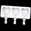 Love Claw Ice Cream Mould Food Grade Silicone Heart-Shaped DIY Chocolate Baking Pudding Mold Kitchen Accessories Ice Cream Mold