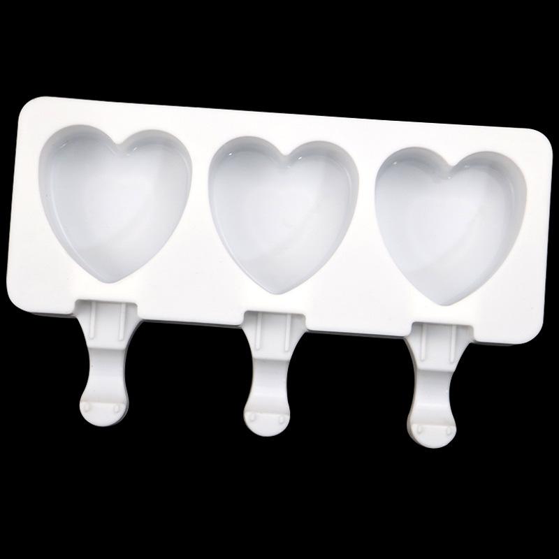 Love Claw Ice Cream Mould Food Grade Silicone Heart-Shaped DIY Chocolate Baking Pudding Mold Kitchen Accessories Ice Cream Mold