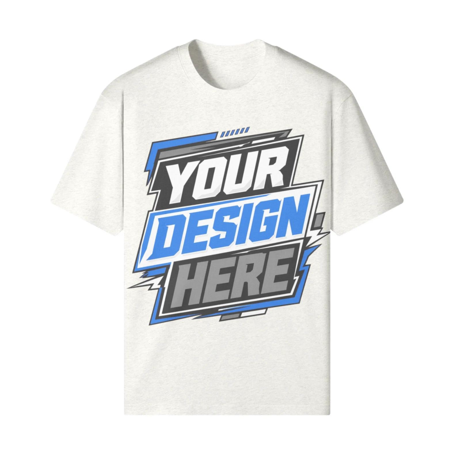 Custom Personalized T-Shirt 240 GSM Heavyweight | Your Design Text Print Logo S