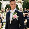 Simulated Rose Wrist Corsage Artificial Rose Wedding Boutonniere for Groom Bridesmaid Wedding Bridal Showers Proms