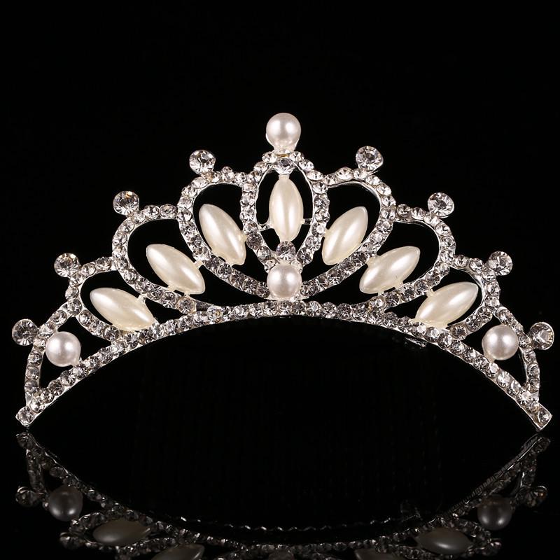 

Children s Rhinestone Crown Hair Accessories for Bridal, Festival, or Birthday