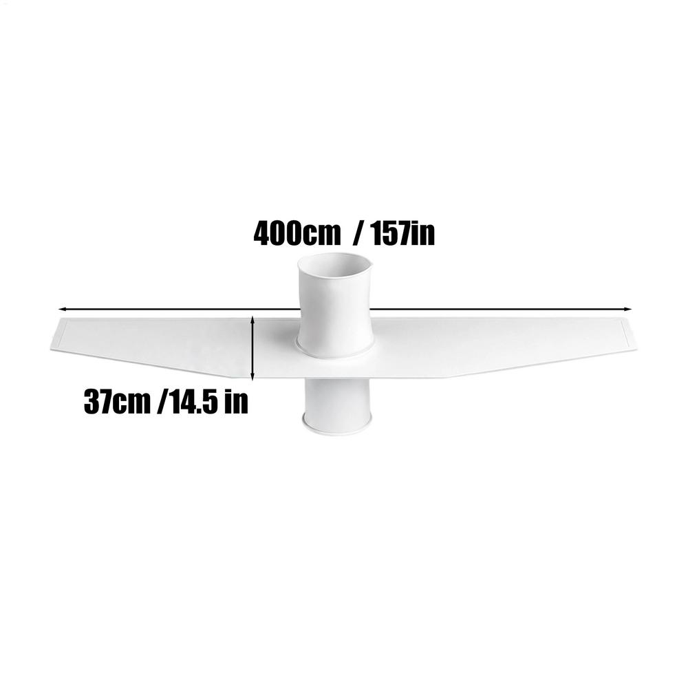 Portable AC Window Vent Kit Waterproof Zipper Opening Insulation Panel Portable AC Unit Window Kit for Indoor Home Kitchen