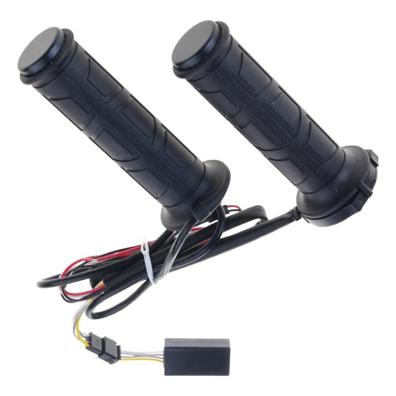 Heating Handles 4 Gear Heat Levels 12V Motorcycle Heated Grips Universal 7/8 22mm Handlebar for ATV UTV
