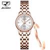 JSDUN Automatic Woman Watch Original Stainless Steel Strap Diamond Scale Mechanical Watches for Women Luxury Ladies Wristwatches