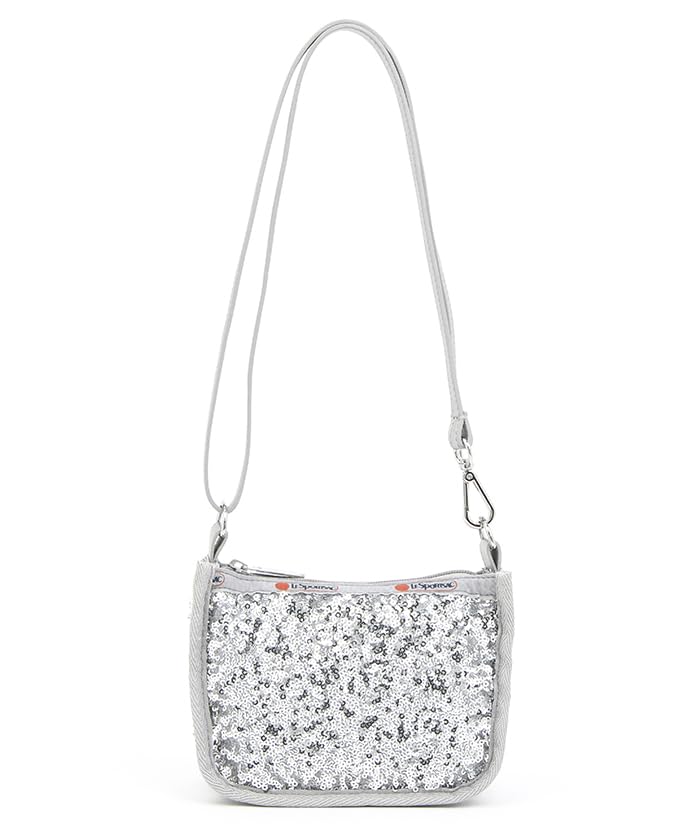 Official Shoulder Bag 2WAY CHAIN MINI Cosmic Silver [LeSportsac] BAG/1060 Women's