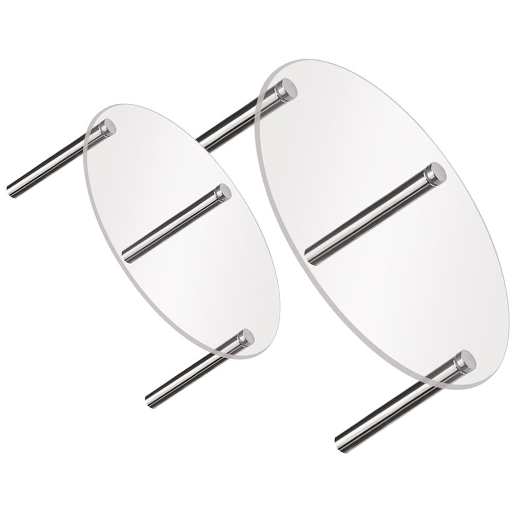 2 pcs Cake Display Stand Transparent Acrylic Dessert Stand for Party Wedding 15cm 20cm Stable Clear Storage Table Cake Tool