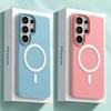 Magnetic Phone Case for Samsung Galaxy S26 S23 S24 S22 S2 FE Ultra EDGE A07 A17 A6 A36 A16 A26 Charge Protector Cover