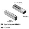 1pcs USB C Female to Magsafe 3 Magnetic Adapter 140W, 90 Degree Angle PD Fast Charging Converter for MacBook Pro Air Laptop Charger