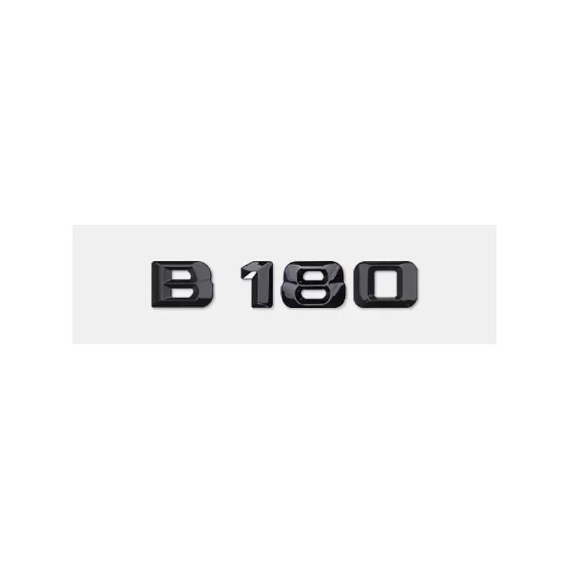 B160 B180 B200 B220 B250 B260 B280 Letter Logo Car Sticker for Mercedes Benz B Class Refit Rear Boot Trunk Displacement Label UO4