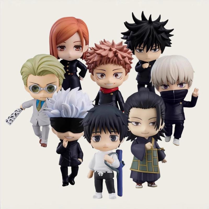 Q Version Jujutsu Kaisen Action Figures Satoru Gojo Suguru Geto Yuji Itadori Megumi Fushiguro Ryomen Sukuna Collectible Model