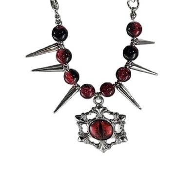 Vintage Geïnspireerde Duivels Oog Chokers Ketting Met Cubaanse Schakelkettingen Stevig Metaal Gotische Sieraden Perfect Om Cadeau Te Geven