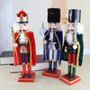Figures Puppet Christmas Nutcrackers Christmas Wooden Nutcracker Soldier 38cm