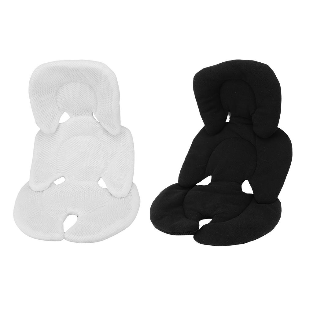 Baby Carseat Head Body Support Infant Carseat Cushion Head Body Support Breathable Newborn Carseat Insert for Cradles Strollers