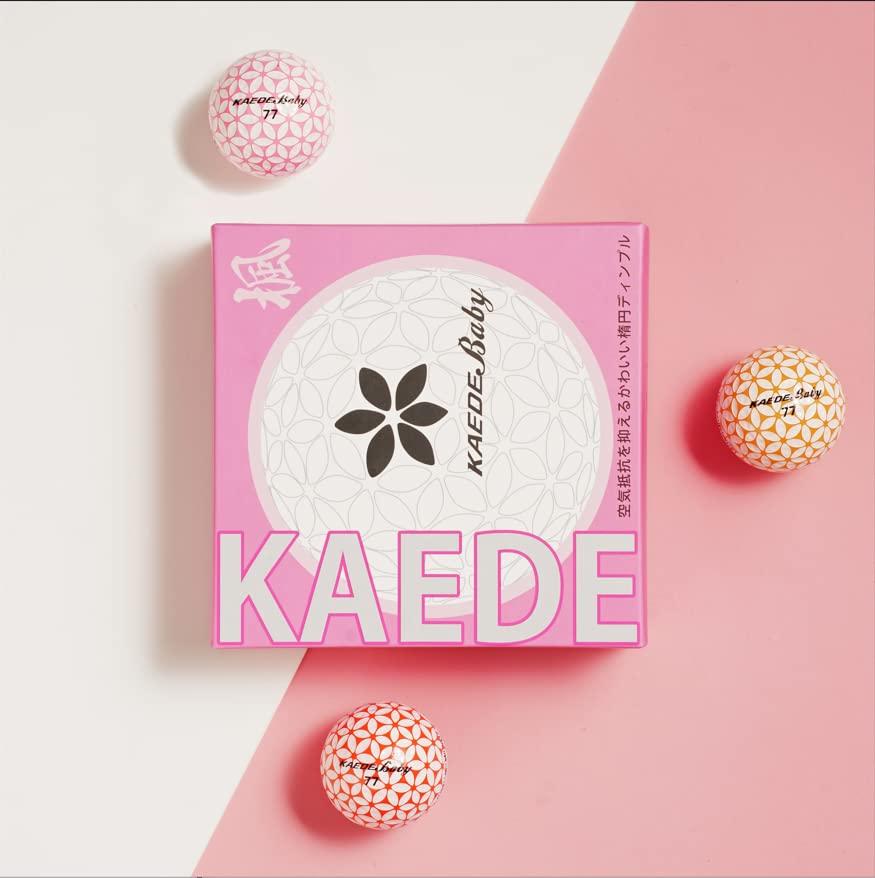 KAEDE Golf Ball Soft Feel 2-Piece Distance Type 1 Dozen (9 Balls)