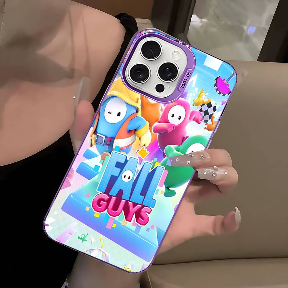 F-Automne G-Garçons Jeu de Fête Étui de Téléphone Couleur Pour IPhone 17 16 15 14 13 12 11 Pro Max Plus Pro Coque