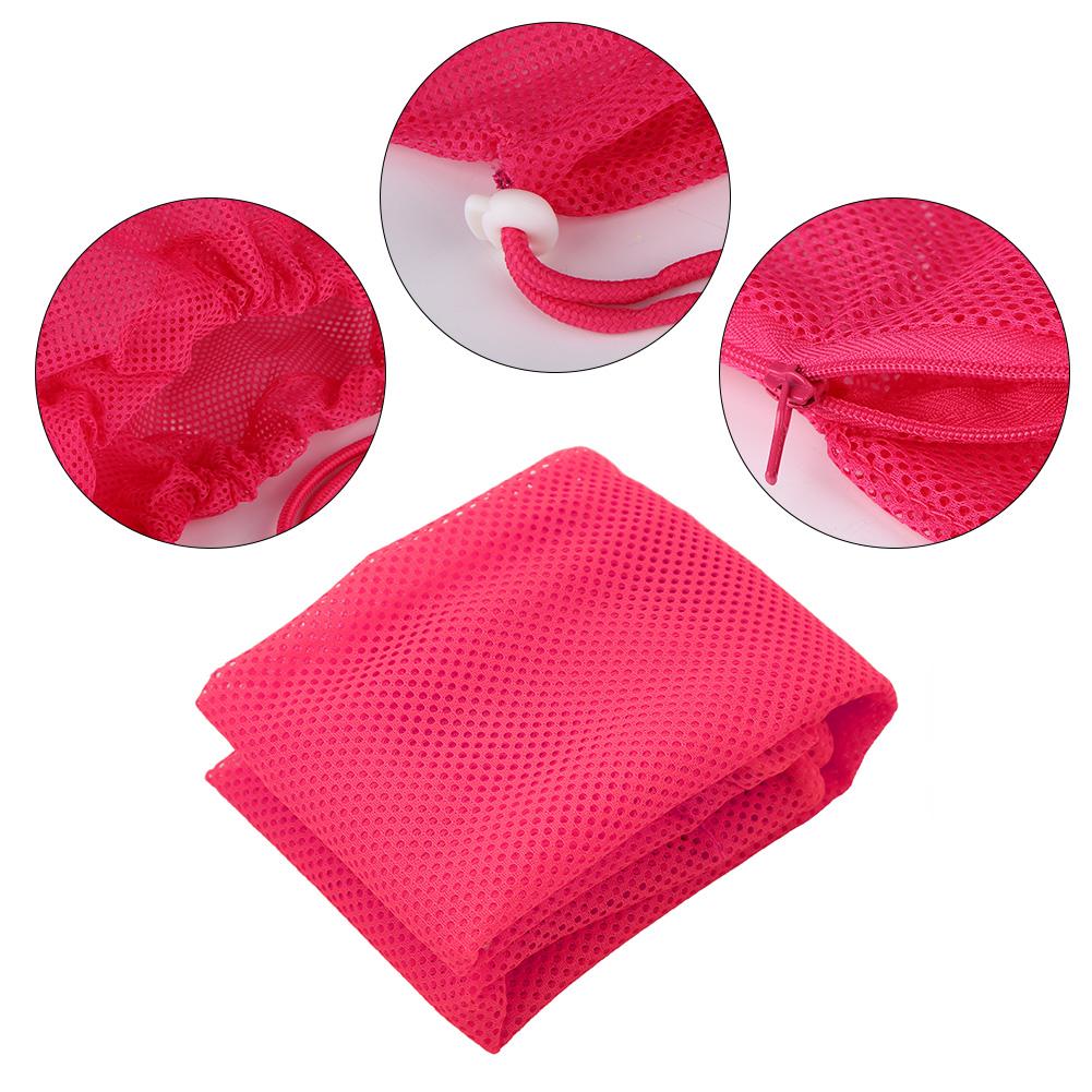 Cat Grooming Bathing Mesh Bag Pet Shower Washing Nails Cutting Ear Cleaning Tool (Yellow)