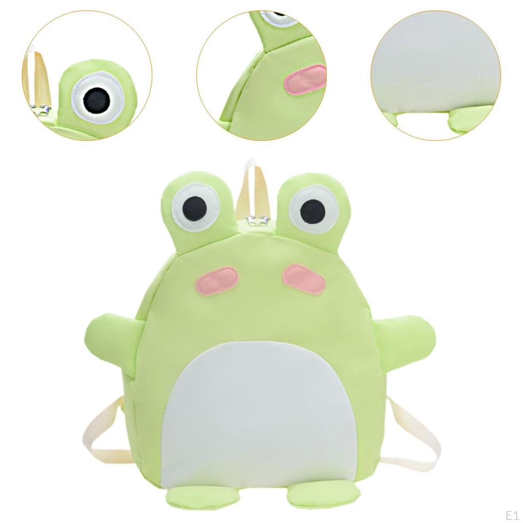 Frog Backpack Fashion Cartoon Laptop Bookbag for College Boys Girls Kids Women