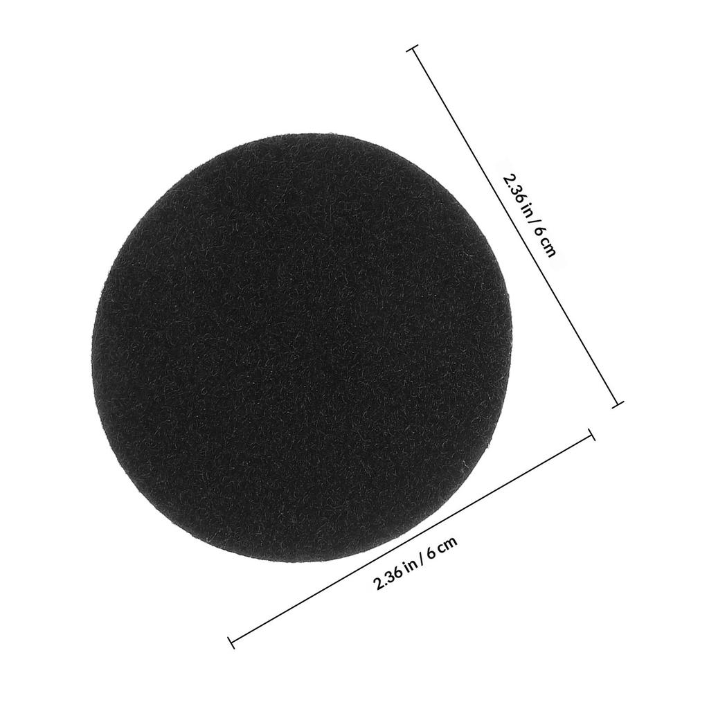 20Pairs Hook and Loop Fastener Dots Black Strong Adhesive Sticky Self Adhesive Circles for Home Office Tablecloth Carpet Bed