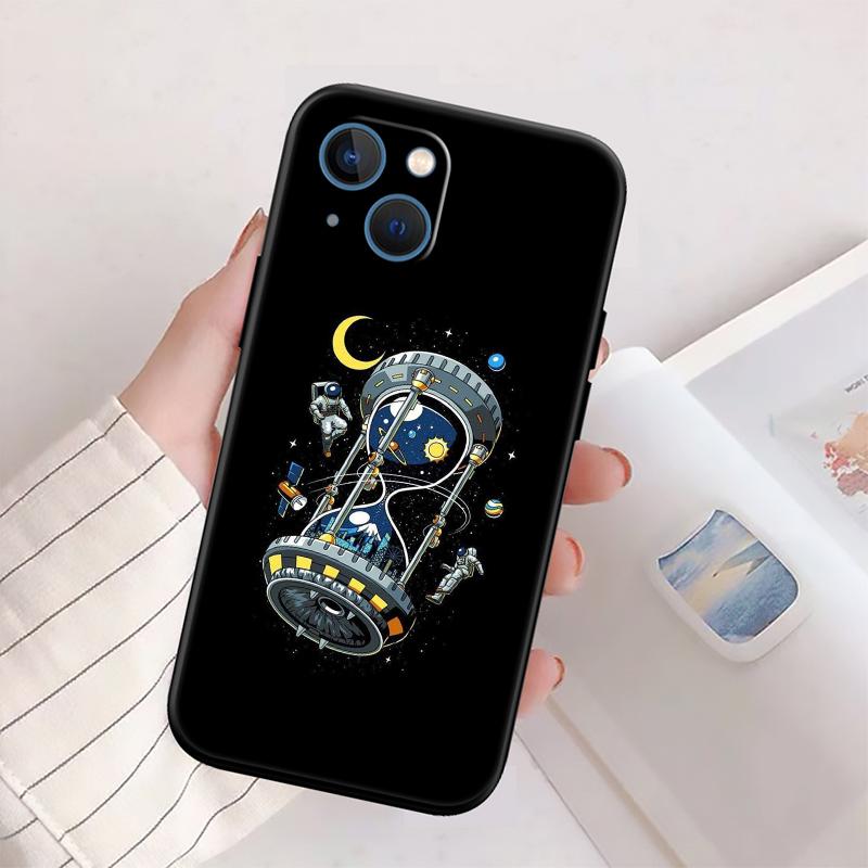 BH42 Space Moon Astronaut New High-End Shell Phone Case for Redmi Note 13 14 Pro+ Plus A3 A3X 13X 13C 13R 14S 14C 14R