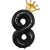 Balon Folie Număr Curcubeu 32 Inch Balon Digital Mini Număr Balon Folie Metalică pentru Petrecere Zi de Naștere Nuntă Decor Fundal