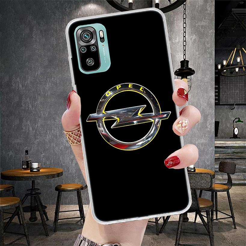 Opel Logo Car Soft Phone Case For Xiaomi Redmi Note 15 14 14S 13 12 Pro Plus 12S 11 11S 11E 10 10S 11T 5G Fundas Coque Redmi Not