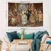 Großer Barock-Ballsaal-Wandteppich Bringt historische Eleganz und Luxus in Ihren Wohnraum
