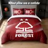 Nottingham Forest Design Bed Bedding Set 1 Duvet Cover + 2 Pillowcases Soft Breathable Household Bed Linens