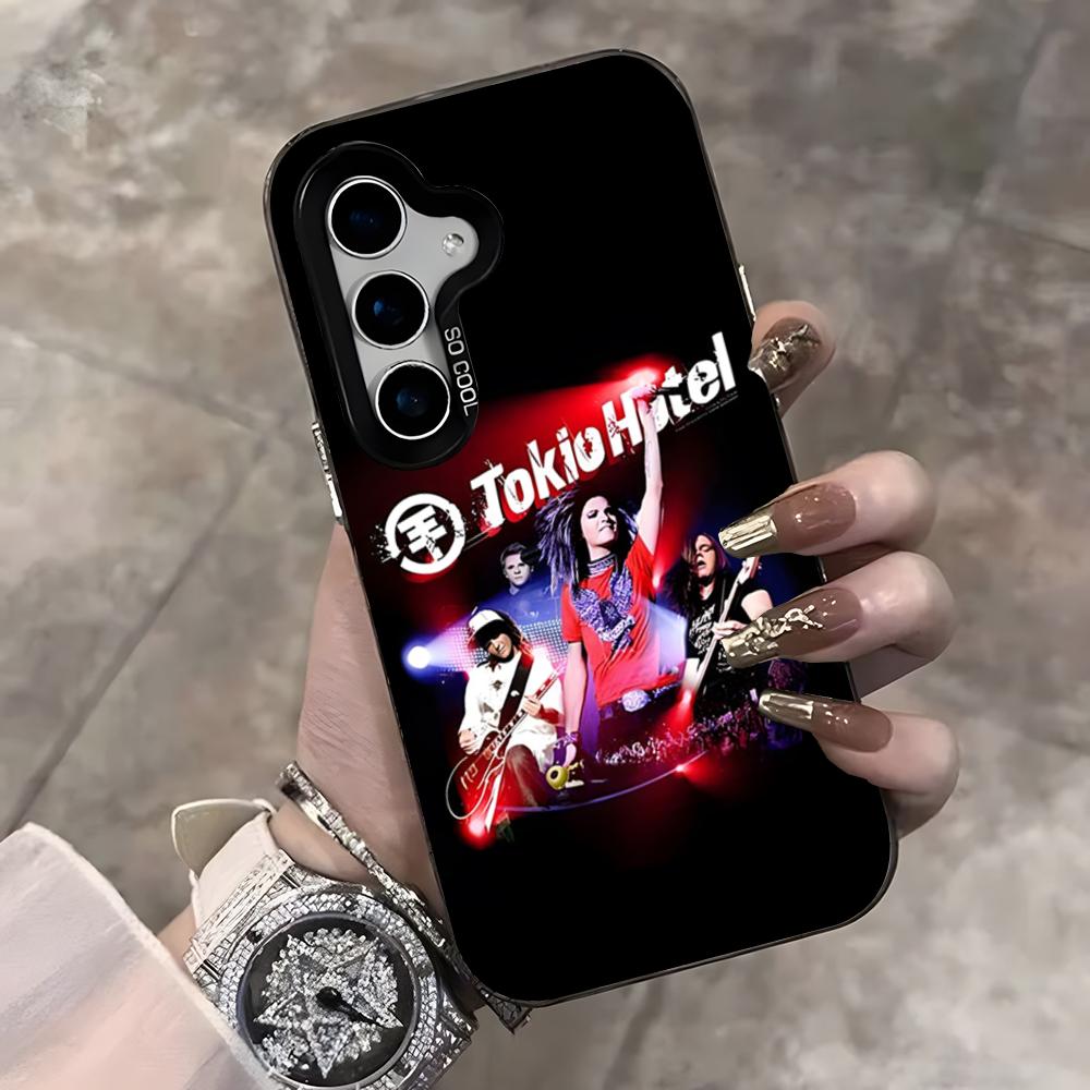 

T-Tokio Hotel MOVIE Phone Case For Samsung S25 Ultra S23 S22 S21 S20 Ultra Plus S24 Fe A54 A55 Color Silver Cover Samsung S20 Plus