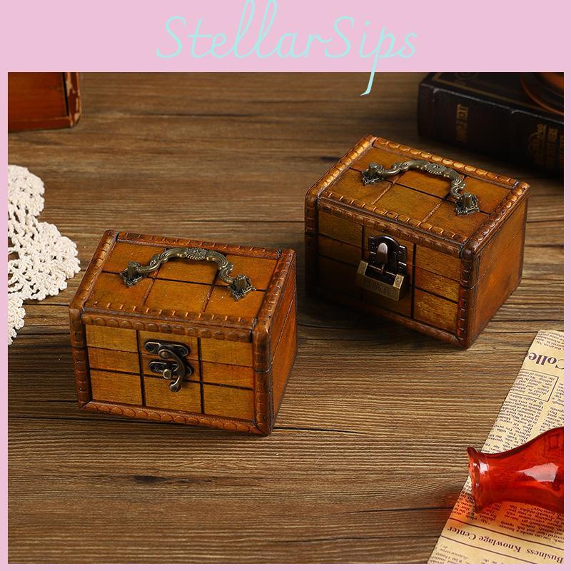 New Chinese Style Wooden Jewelry Organizer Box For Desk Drawer And Closet Storage