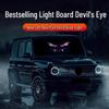Vampire Demon Eye LED Car Light: Personalized Decorative Warning Lamp