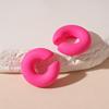 1Pair Sweet Cool Candy Ear Clip For Women Texture Colorful No Pierced Ear Cuff Female Party Daily Jewelry