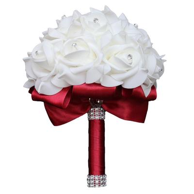 Large European-Korean Wedding Bride Bouquet - PE Foam Simulated Flowers