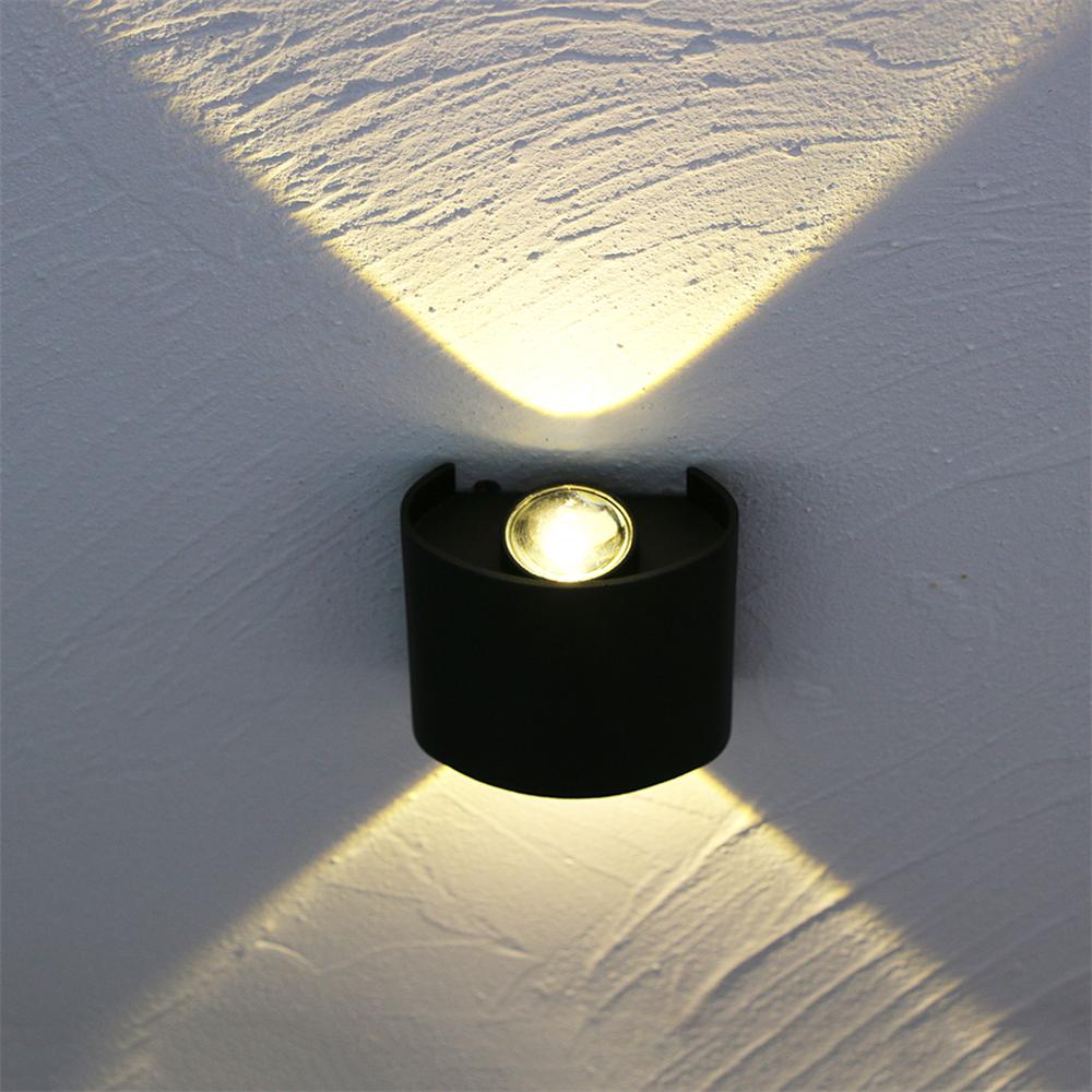 IP65 LED Wall Light Aluminum Outdoor Waterproof Garden Fence Indoor Fashion Wall Lamp For Bedroom Bedside Living Room Stairs