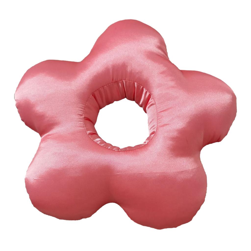 Flower Shaped Doughnut Pillow with Hole Neck Pillow for Side Sleepers Leeping Ring for Side Sleepers for Pain Relief