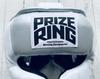 PRIZE RING Lightweight Headgear L Size "Professional SS" Silver/White