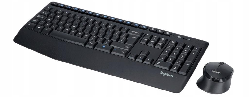 Zestaw bezprzewodowy klawiatura + mysz Logitech Wireless Combo MK345 czarny