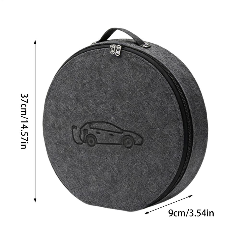 EV Charger Carrying Case Weatherproof Electric Vehicle Charging Cord Organizer Electric Vehicle Charging Cable Organizer Bag
