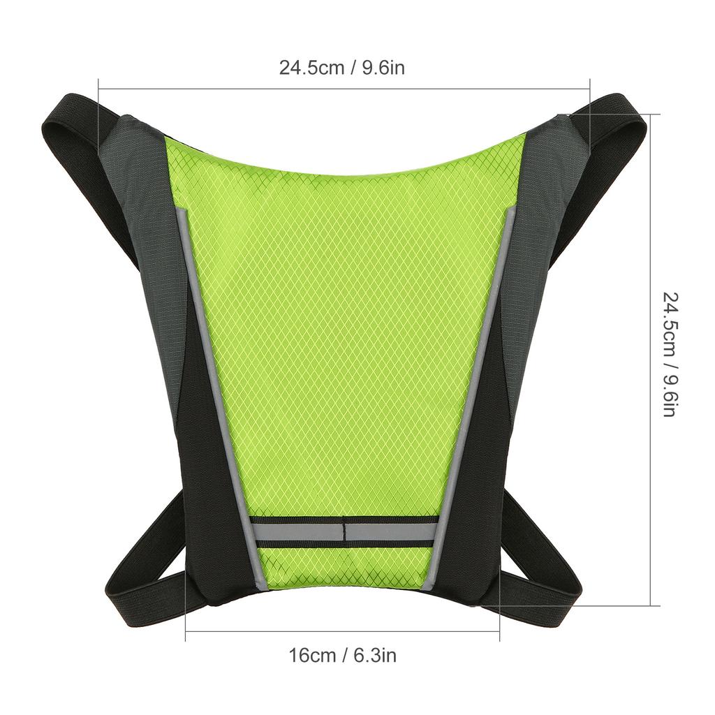 Batoh s LED směrovkou na kolo USB dobíjecí reflexní vesta s bezpečnostním ukazatelem směru