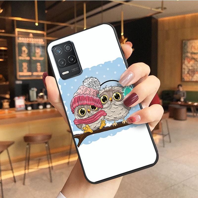Owl Hearts Lover Phone Case for OPPO Realme GT 2 Pro X2 Pro XT C25S 8 7 6 Pro 6i GT Master C3 C21 C21Y C11 X3 SuperZoom