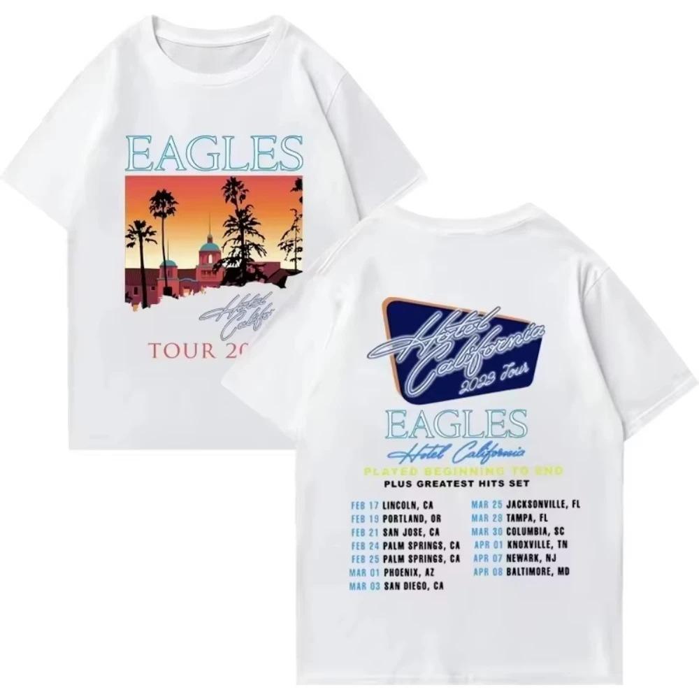 New 2026 American Eagles Rock New Group Band Music Classic 3D Printed Tshirt Shirt Unisex Streetwear Retro Top Clothing