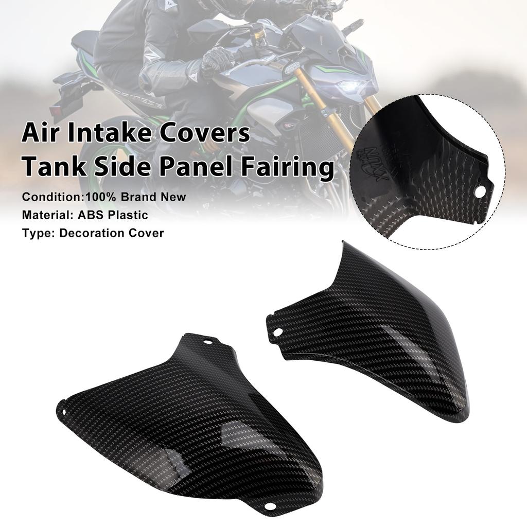Air Intake Covers Tank Side Panel Fairing For Kawasaki Z900 2025-2026 Carbon
